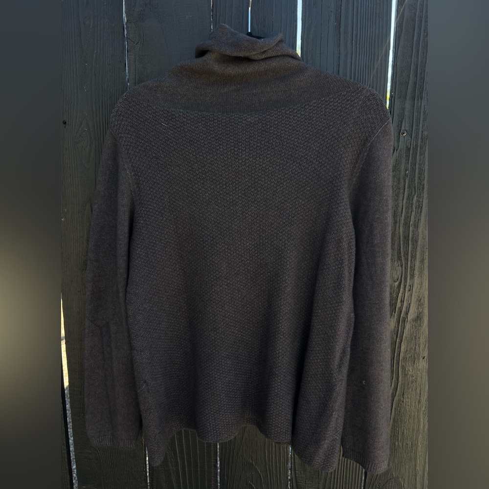 Women's Grey Turtleneck Sweater